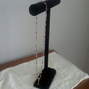 Ladies necklace with tear drop